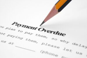 Payment overdue notice
